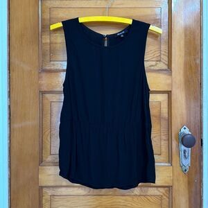 Madewell Black Sleeveless Babydoll Blouse Women’s Extra Small